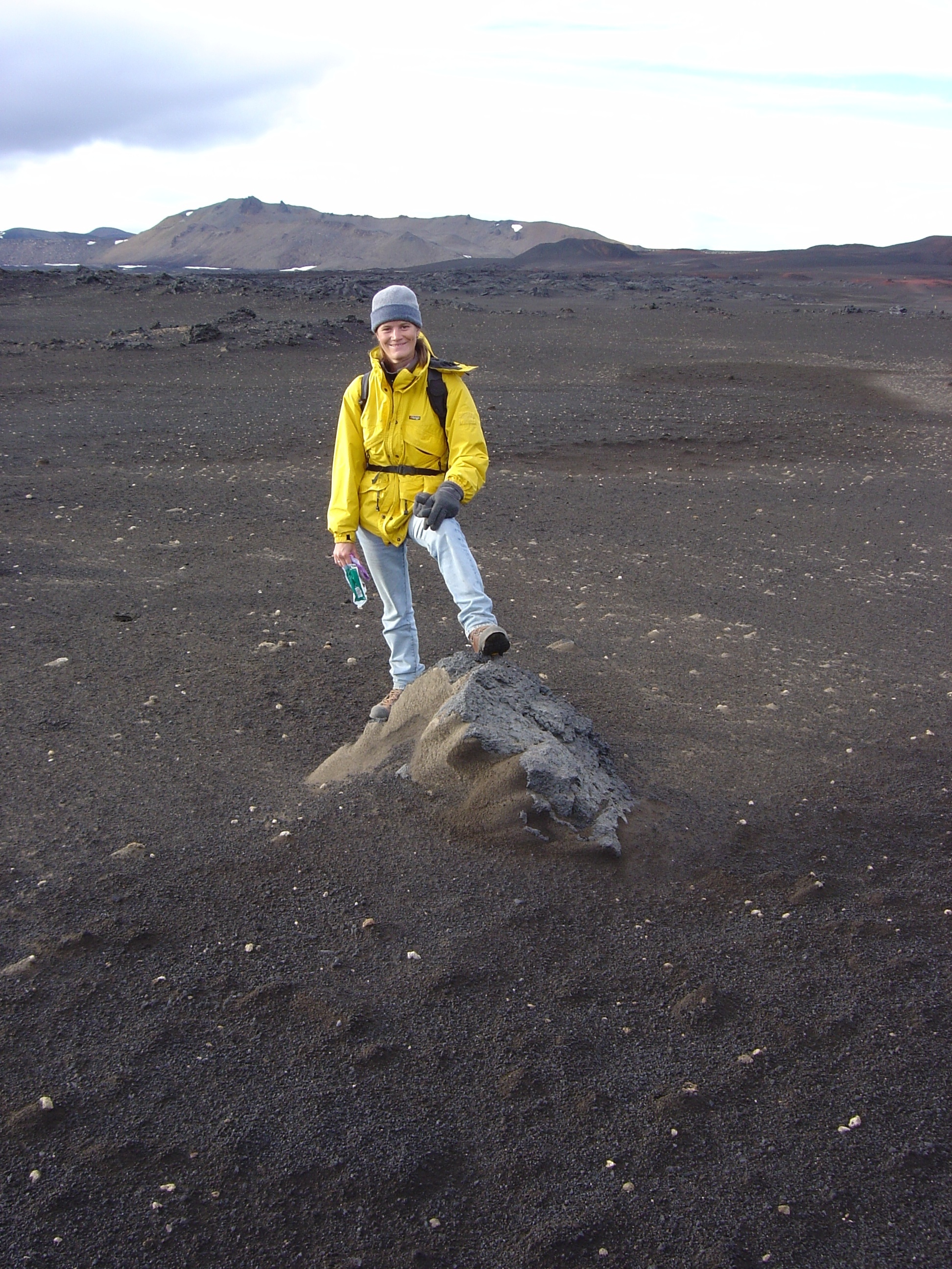 At Askja caldera, Iceland.