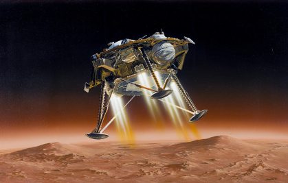 Landing of InSight probe