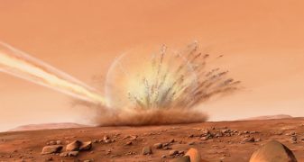 Two major meteorite impacts shed light on the interior of Mars