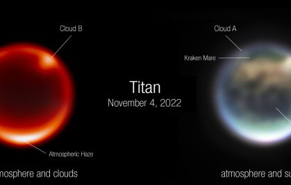 First observations of Titan by the James Webb Space Telescope