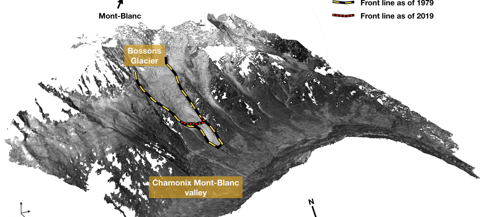 SIERRA – remote-SensIng modEling from aRchived glacieR imAges