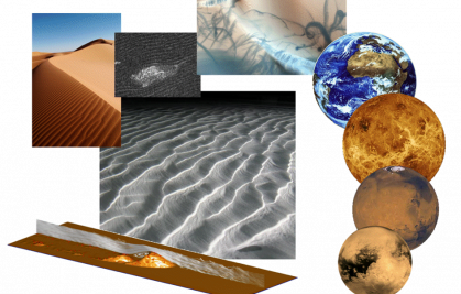 ANR project : Characterization of the extra-terrestrial environments of Mars and Titan by the observation and simulation of dune fields
