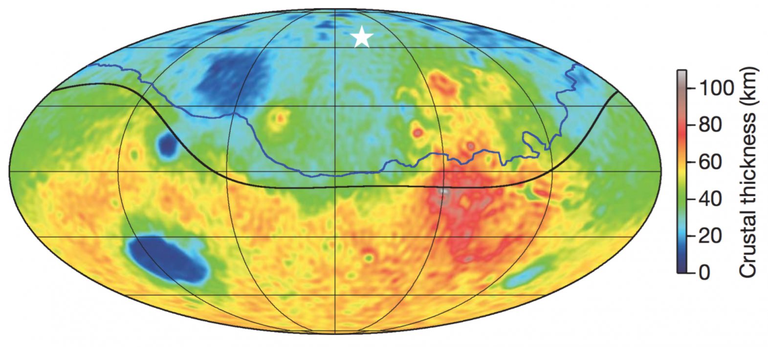 Effet de la dichotomie Nord/Sud sur l’évolution thermique et la structure de Mars