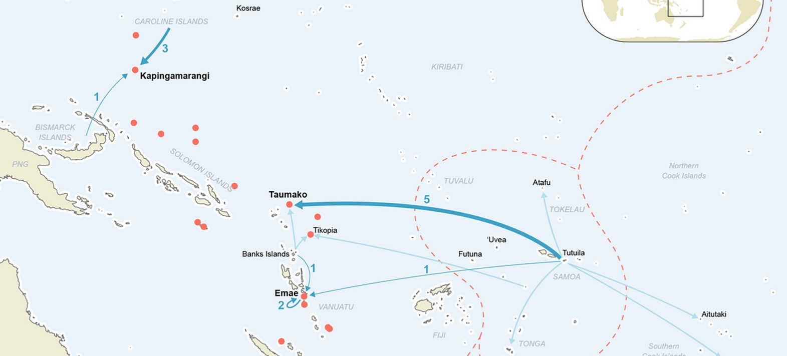 Geochemical signatures of archaeological artefacts as tracers of Polynesian settlements