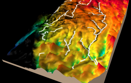A new numerical approach to the study of liquid methane river valleys on Titan