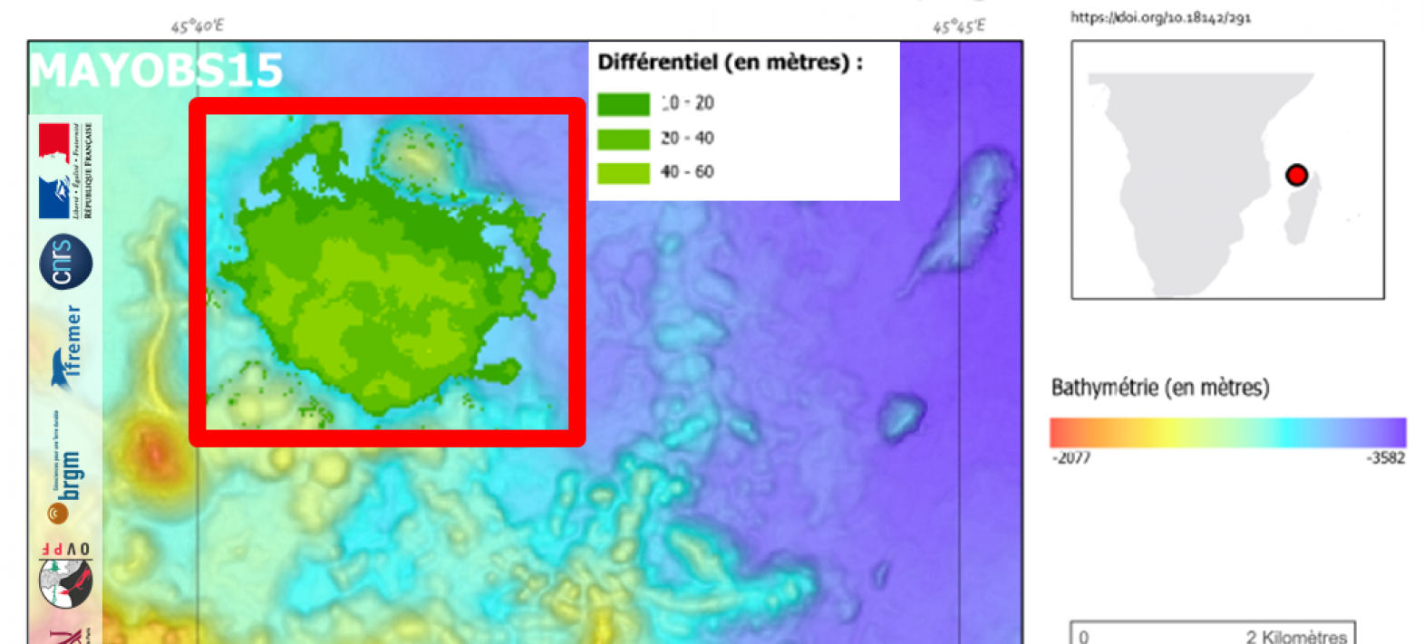 First assessment of the Mayobs15 campaign to monitor the activity of the Mayotte volcano