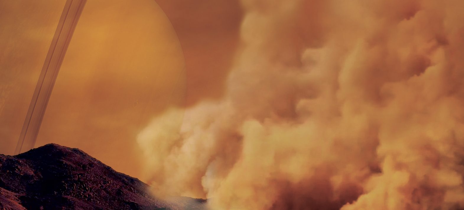 Cassini détecte pour la première fois des tempêtes de poussière sur Titan