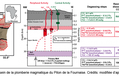 Outgassing in the upper mantle: constraints on the source and evolution of volcanic CO2