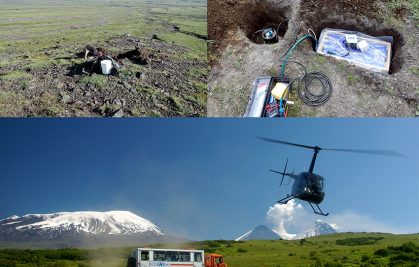A large-scale geophysical campaign to study the giant volcanoes of Kamchatka in Russia