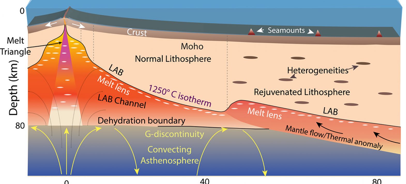 L’imagerie sismique haute résolution lève le voile sur la frontière lithosphère-asthénosphère