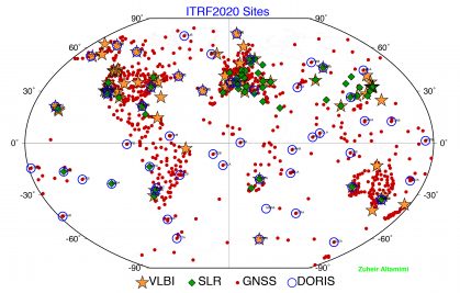 Publication of the new international terrestrial reference system