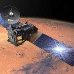 La sonde Trace Gas Orbiter (TGO) de l'ESA intervient en support de la mission InSight pour les télécommunications et la cartographie des impacts de météorites, qui sont des sources sismiques potentielles pour le sismomètre SEIS. (© ESA/David Ducros)