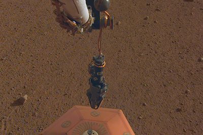 The SEIS seismometer has now landed on Mars