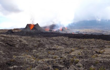 Fin de l'éruption au Piton de la Fournaise à La Réunion