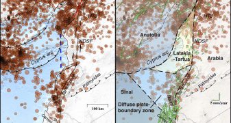 Une nouvelle micro-plaque tectonique identifiée au nord de la Faille du Levant