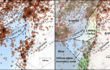 Une nouvelle micro-plaque tectonique identifiée au nord de la Faille du Levant