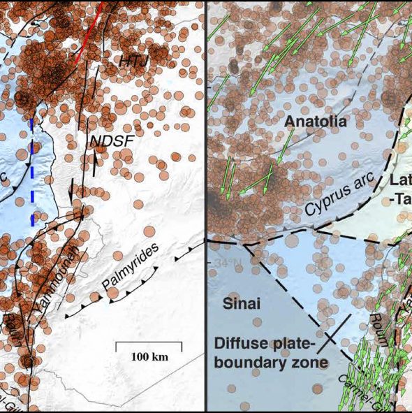 Une nouvelle micro-plaque tectonique identifiée au nord de la Faille du Levant