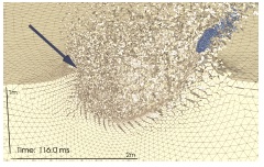 Meteorite impacts on Mars : Seismic observation, source theory and modeling.