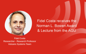 Fidel Costa reçoit le Norman L. Bowen Award & Lecture de l’AGU