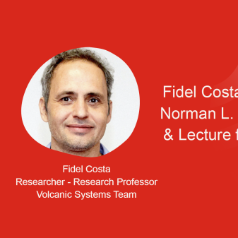 Fidel Costa reçoit le Norman L. Bowen Award & Lecture de l’AGU