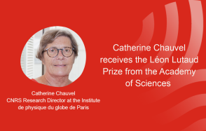Catherine Chauvel reçoit le prix Léon Lutaud de l'Académie des sciences