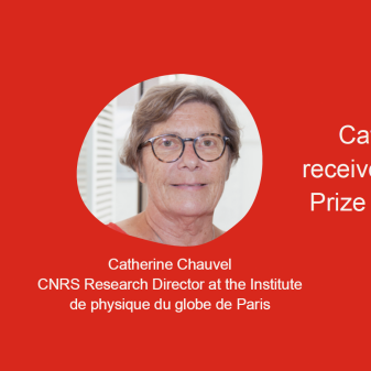 Catherine Chauvel receives the Léon Lutaud Prize from the Academy of Sciences