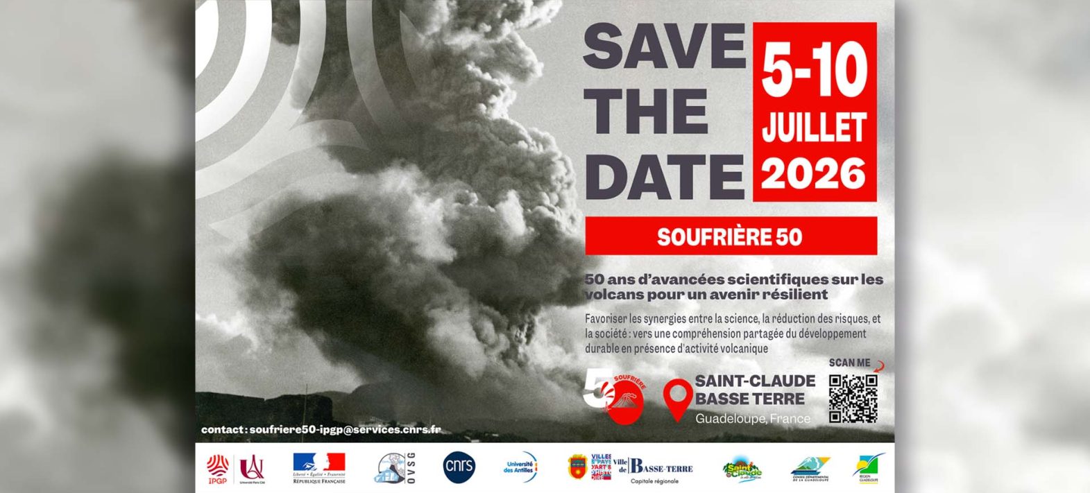 Colloque international SOUFRIÈRE50 – Première circulaire