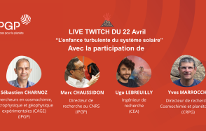 Live Twitch - L’enfance turbulente du système solaire le 22 avril à 17h
