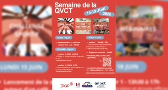 La Semaine de la QVCT fait son retour à l'IPGP du 15 au 19 juin 2026 !