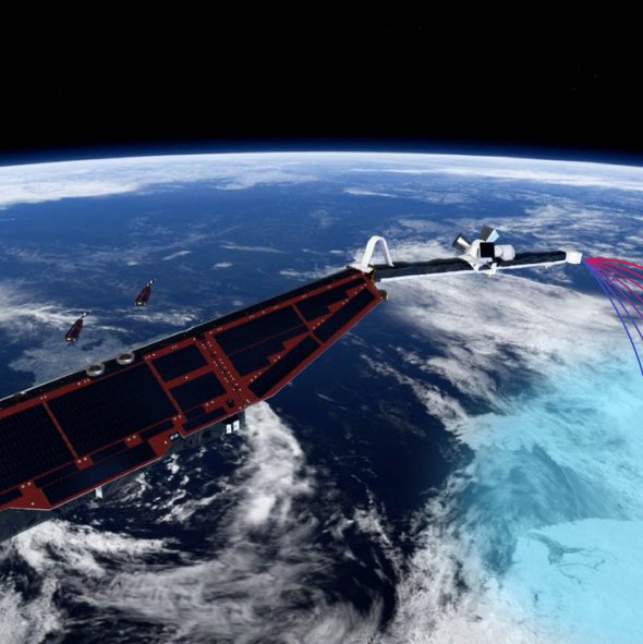 Des « siffleurs » radio venus des éclairs révèlent un comportement inédit au-dessus de l’équateur magnétique