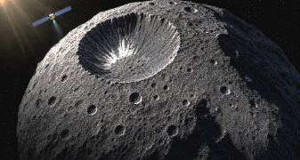 Que nous apprend la lumière des avalanches de Vesta ?