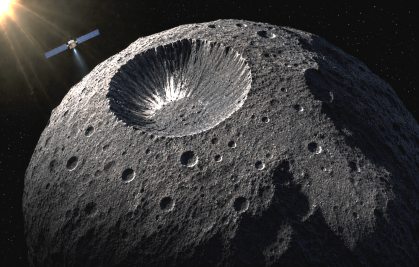 Que nous apprend la lumière des avalanches de Vesta ?