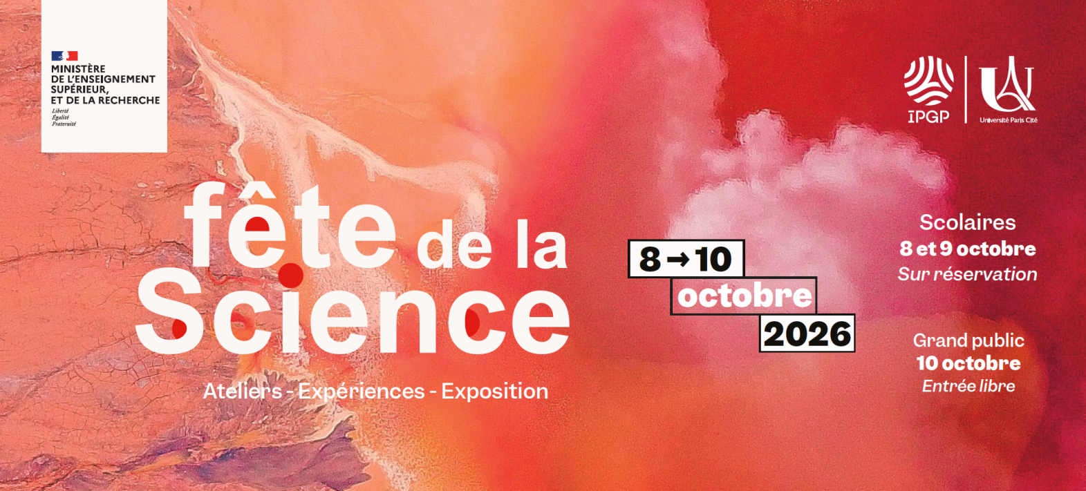 L’IPGP ouvre ses portes pour la Fête de la Science 2026