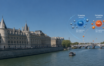 Nanoparticules de titane et de cérium : dans la Seine, la pollution manufacturée rejoint le fond naturel