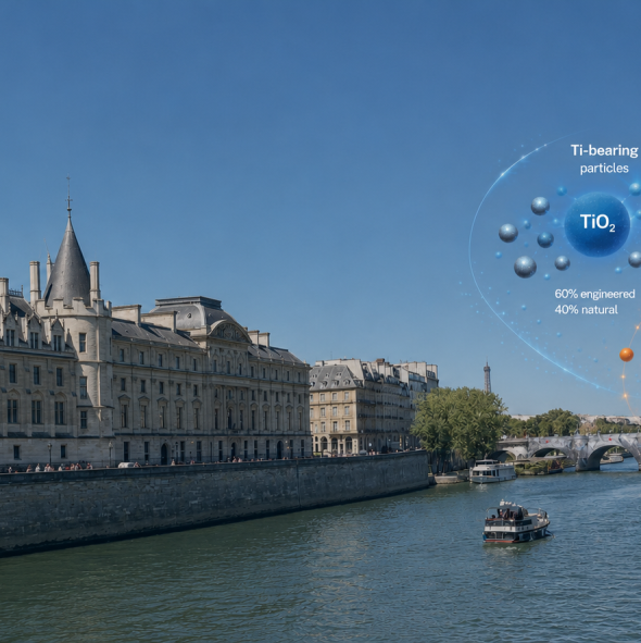 Nanoparticules de titane et de cérium : dans la Seine, la pollution manufacturée rejoint le fond naturel
