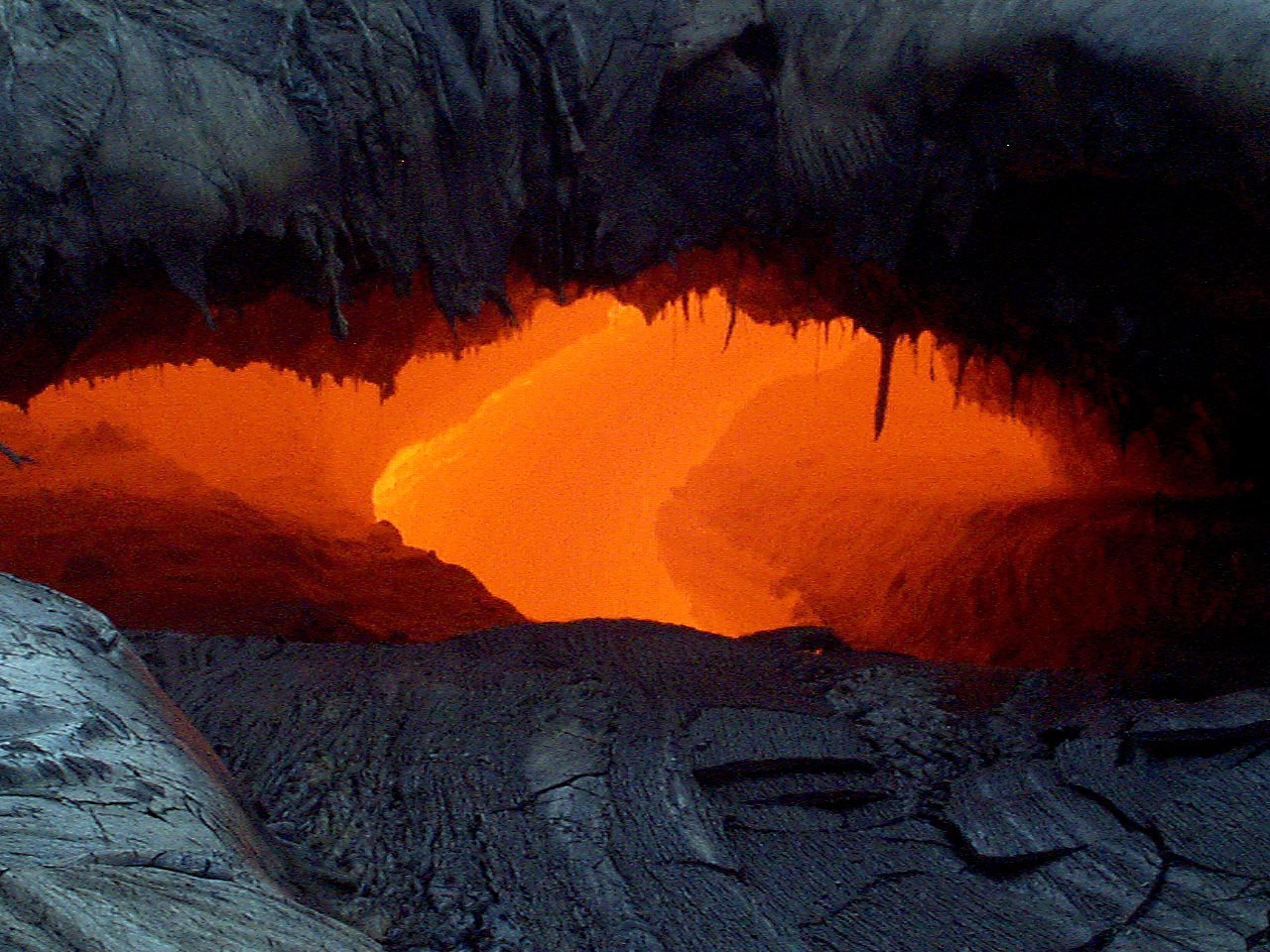 Skylight at Kilauea, Hawaii, U.S.A.